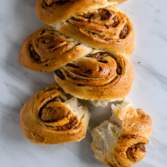 Briolata (Sicilian Sausage Bread)
