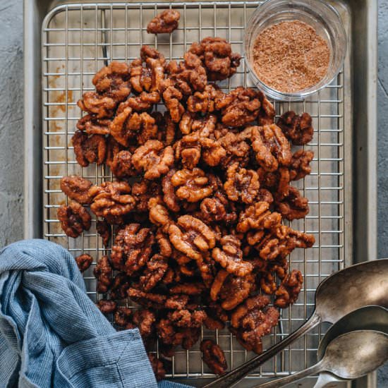 Candied Walnuts with Spice
