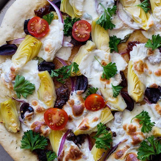 The Best Mediterranean Pizza Recipe