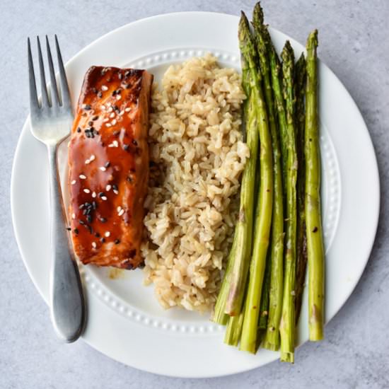 Sesame Glazed Salmon