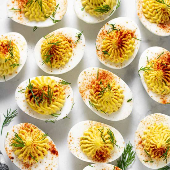 Curry Deviled Eggs
