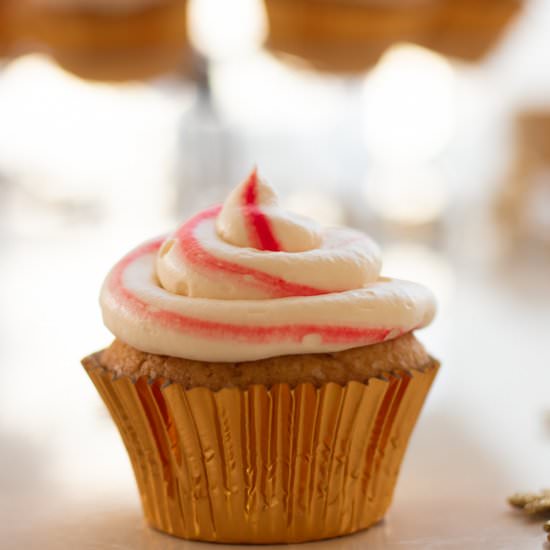 Candy Cane Cupcakes