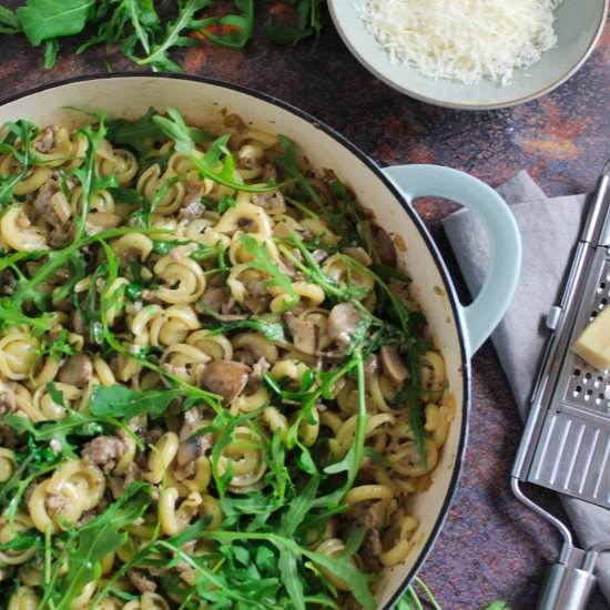 Sausage and Mushroom Pasta