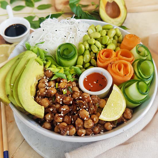 Easy Vegan Poke Bowl