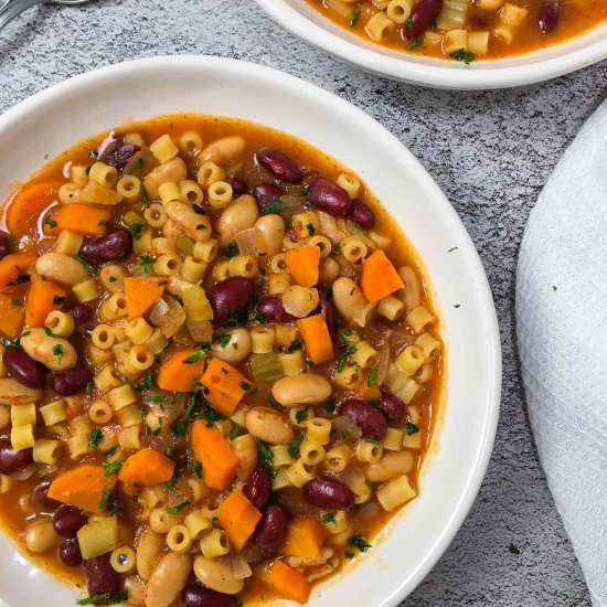 Vegan Pasta e fagioli