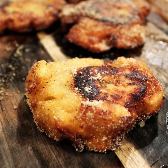 Twice Fried Plantains (Tostones)
