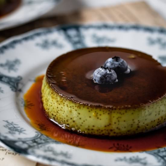 Matcha Flan