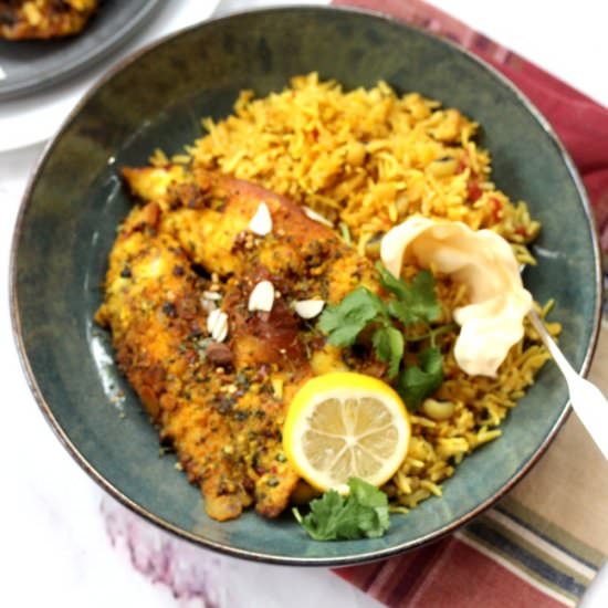 Air Fried Masala Fish