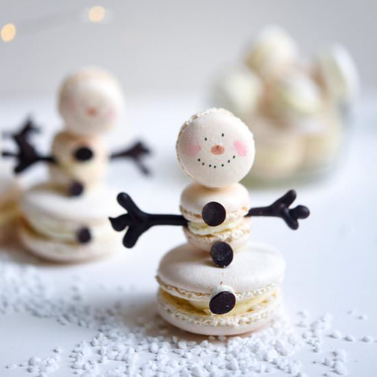 Snowmen Macaron
