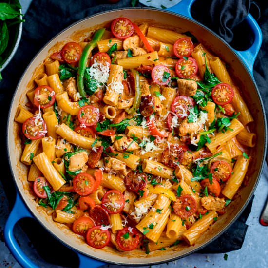 Cajun Chicken One Pot Pasta