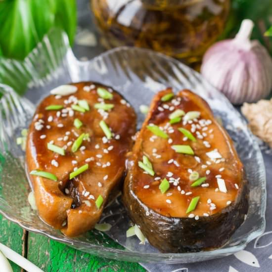 Baked Teriyaki Trout