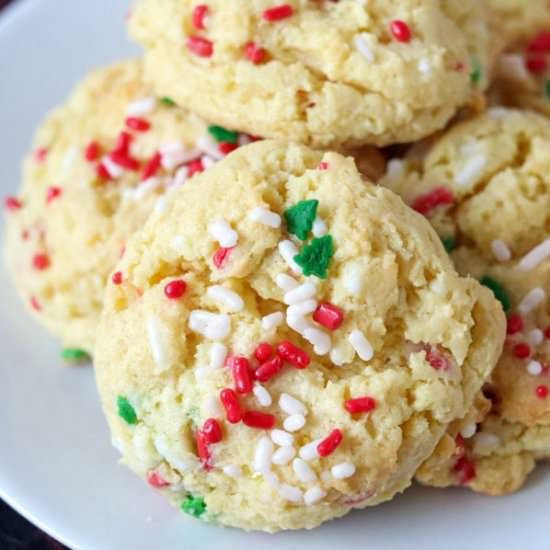 Cream Cheese Sprinkle Cookies