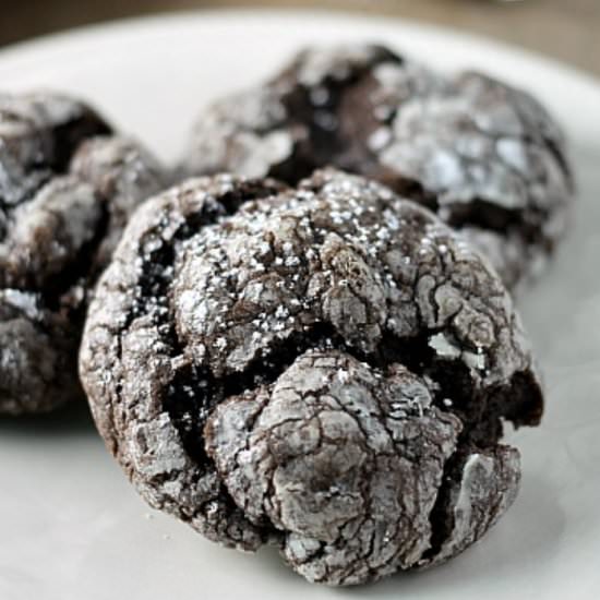 Chocolate Gooey Butter Cookies