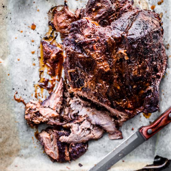 Slow Cooker BBQ Beef Brisket