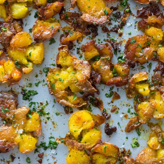 Crispy Smashed Potatoes