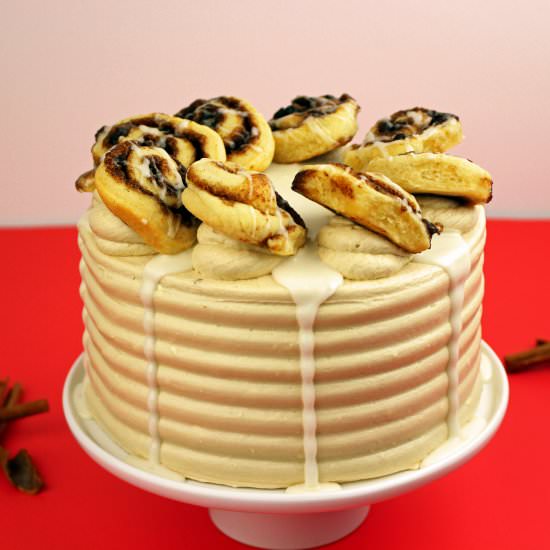 Cinnamon Bun Cake
