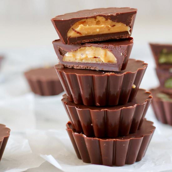 Dark Chocolate Peanut Butter Cups