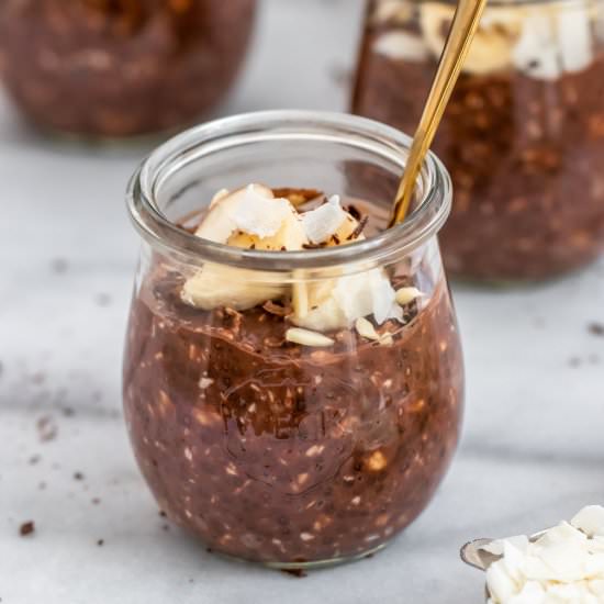 Chocolate Chia Overnight Oats