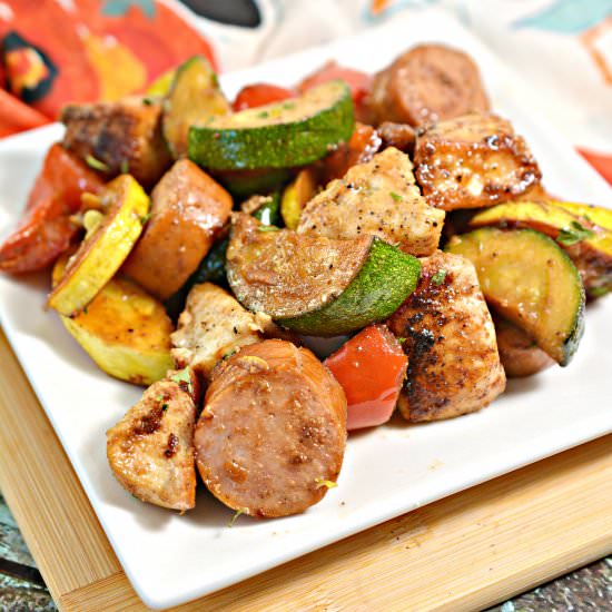 KETO CAJUN CHICKEN AND SAUSAGE