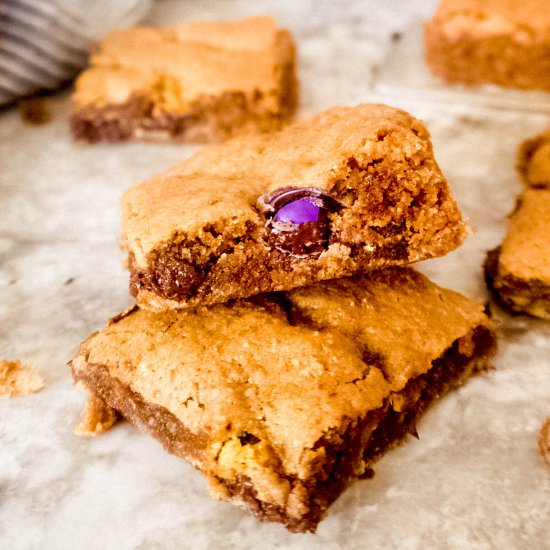 Chocolate Candy Cookie Bars