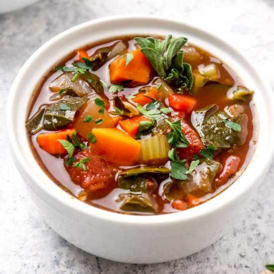 Italian Balsamic Vegetable Soup