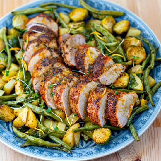 Roast Pork Tenderloin With Glaze