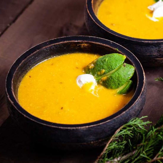 RED KURI SQUASH SOUP