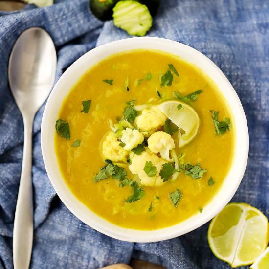 Curried Cauliflower Soup