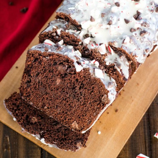 Dark Chocolate Peppermint Bread