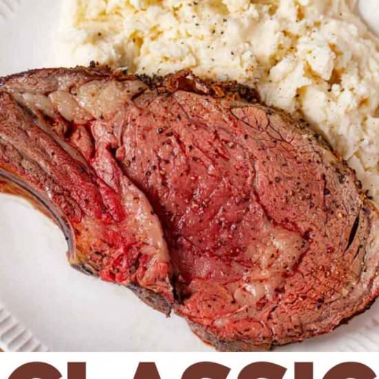 Classic prime rib