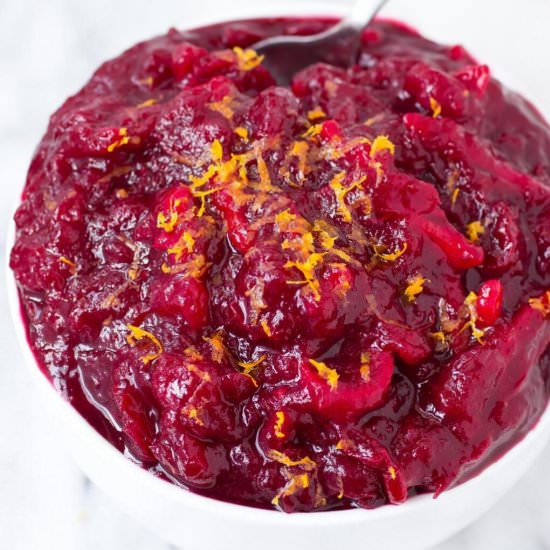 15 Min Cranberry Sauce