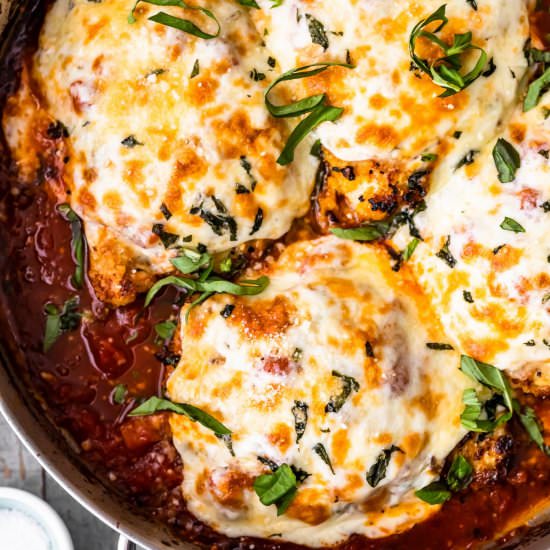 Crispy Chicken Parmesan!