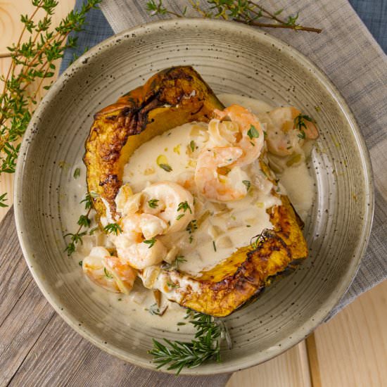 Garlic Parmesan Cream Shrimp