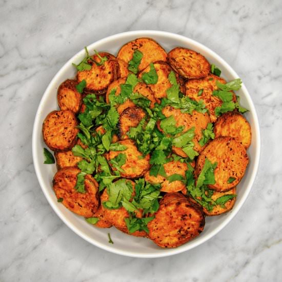 Cardamom Scented Sweet Potatoes
