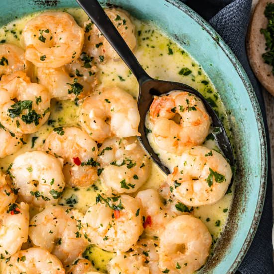 Spicy Garlic Shrimp!