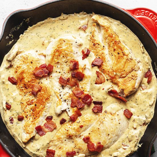 Cream Cheese Chicken with Bacon