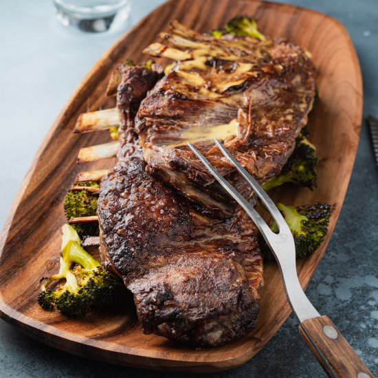 Lemon Roasted Lamb Ribs