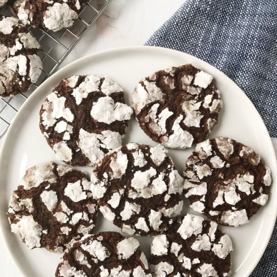 Chocolate Crinkle Cookies