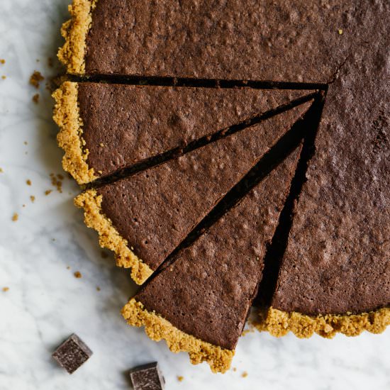 Fudge Brownie Tart