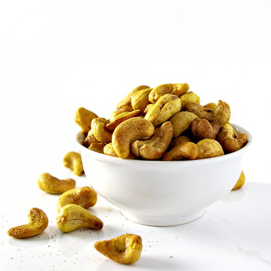Spicy Roasted Cashews