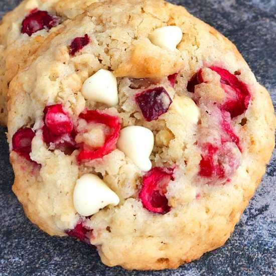 White Chocolate Cranberry Cookies