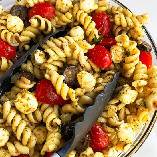 Basil Pesto Pasta Salad