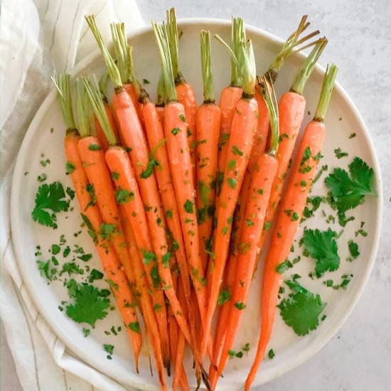 Glazed Coriander Carrots
