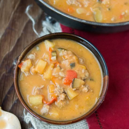 Sweet Potato Apple Turkey Chili