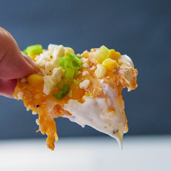 Favorite Buffalo Chicken Nachos