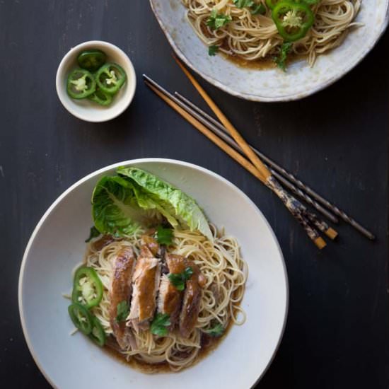 Soy Sauce Chicken Noodles