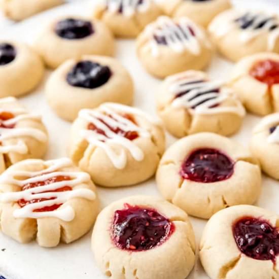 EASY JAM THUMBPRINT COOKIES