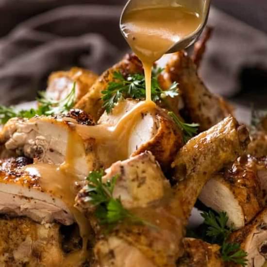 CRISPY Herb Baked Chicken