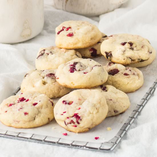 Raspberry Cheesecake Cookies