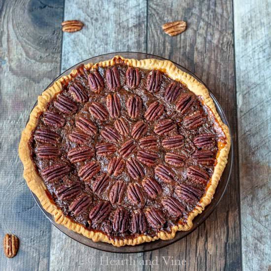 Easy Chocolate Pecan Pie